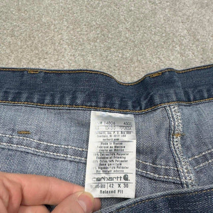 Y2K vintage Carhartt jeans blue Relaxed fit denim skate style work pants