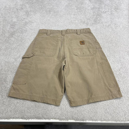 Carhartt baggy cargo shorts carpenter Khaki tan Loose fit canvas skater style work shorts