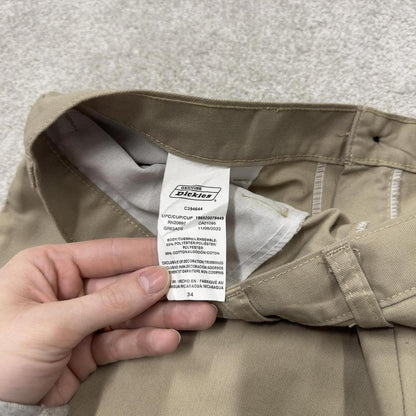Dickies carpenter shorts long leg khaki Twill chino skater style shorts loose long leg