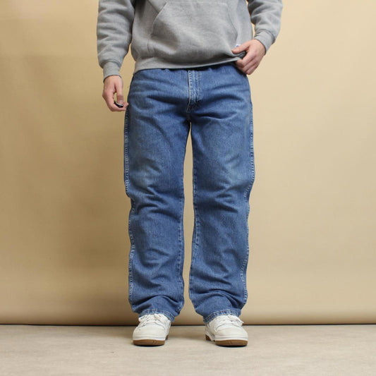 Blue Wrangler Jeans W40L30 denim 90s style skater jeans