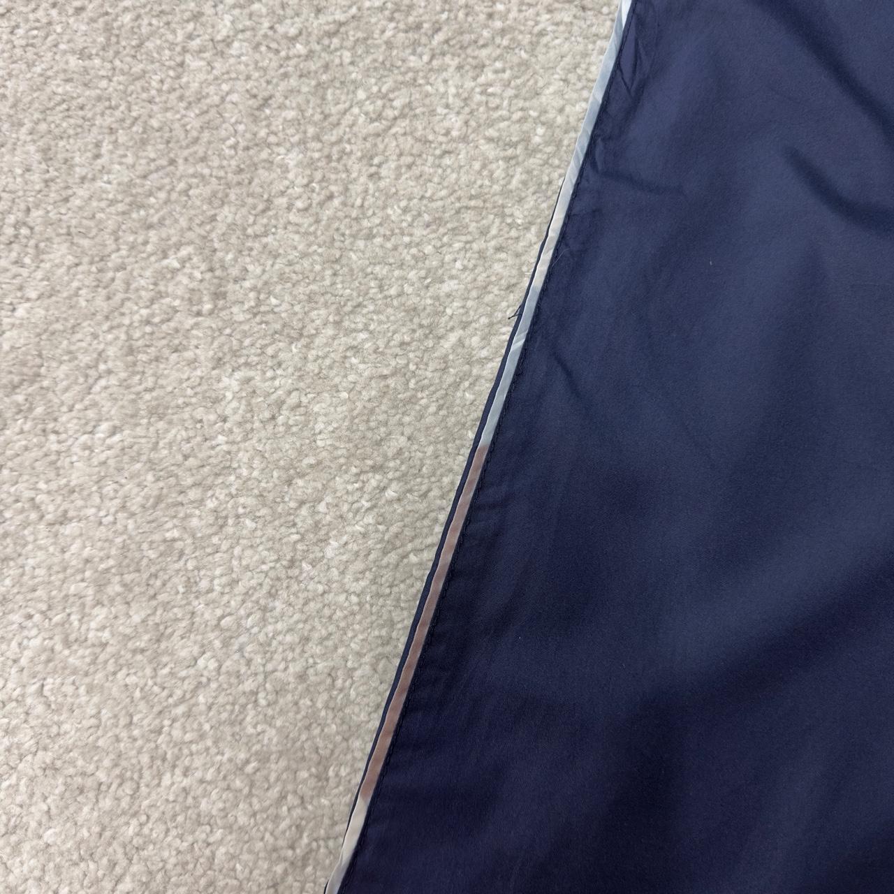 Vintage Starter baggy tracksuit bottoms navy wide leg mesh lined casual track pants