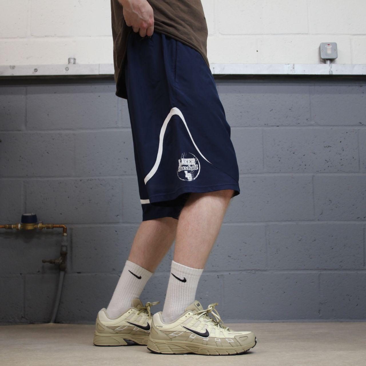 Nike sports shorts y2k dri-fit navy Casual Baseball comfy loose floaty summer gym shorts