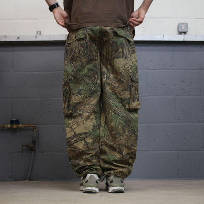 Walls Realtree camo cargo pants loose khaki Loose leg camouflage utility hunting pants