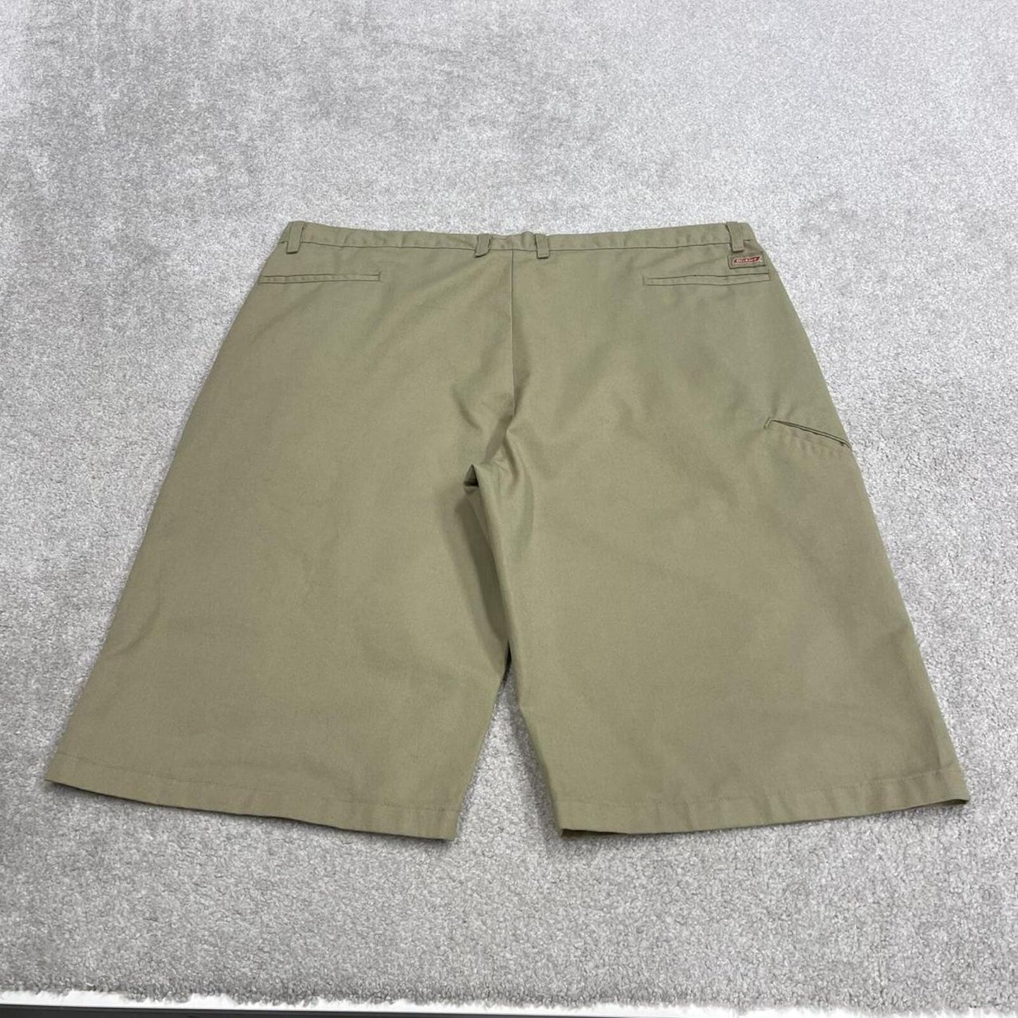 Dickies extra baggy chino shorts carpenter khaki Skater / surf style shorts long wide leg festival