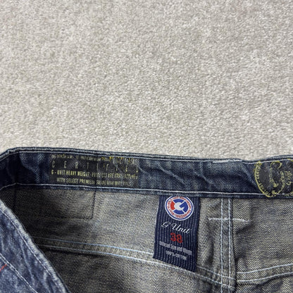 G Unit baggy jeans y2k W38L32 blue Proper baggy skater style Gorilla Unit print design heavy denim
