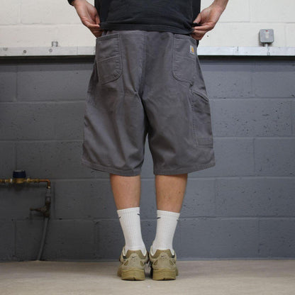 Carhartt cargo shorts skater surf grey Loose relaxed fit workwear carpenter shorts