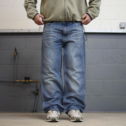 Y2K Ecko Unltd jeans W38 L33 loose embroidered hip hop style jeans