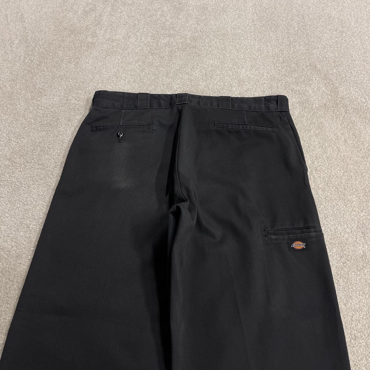 Dickies baggy double knee pants y2k black Loose fit wide-leg chino surfer skate trousers