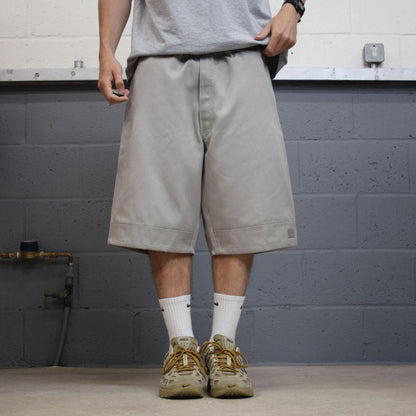 Dickies baggy chino shorts carpenter grey Chino style skater shorts long loose leg festival