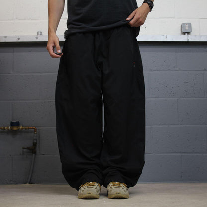 FILA baggy tracksuit bottoms wide leg black