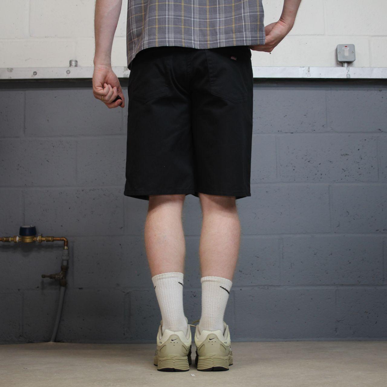 Dickies chino shorts Y2K black Twill chino style skater shorts loose leg festival