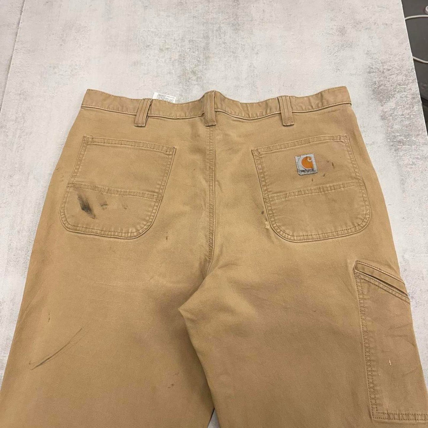 Tan Carhartt carpenter trousers W38 L34 relaxed 90s style skater pants