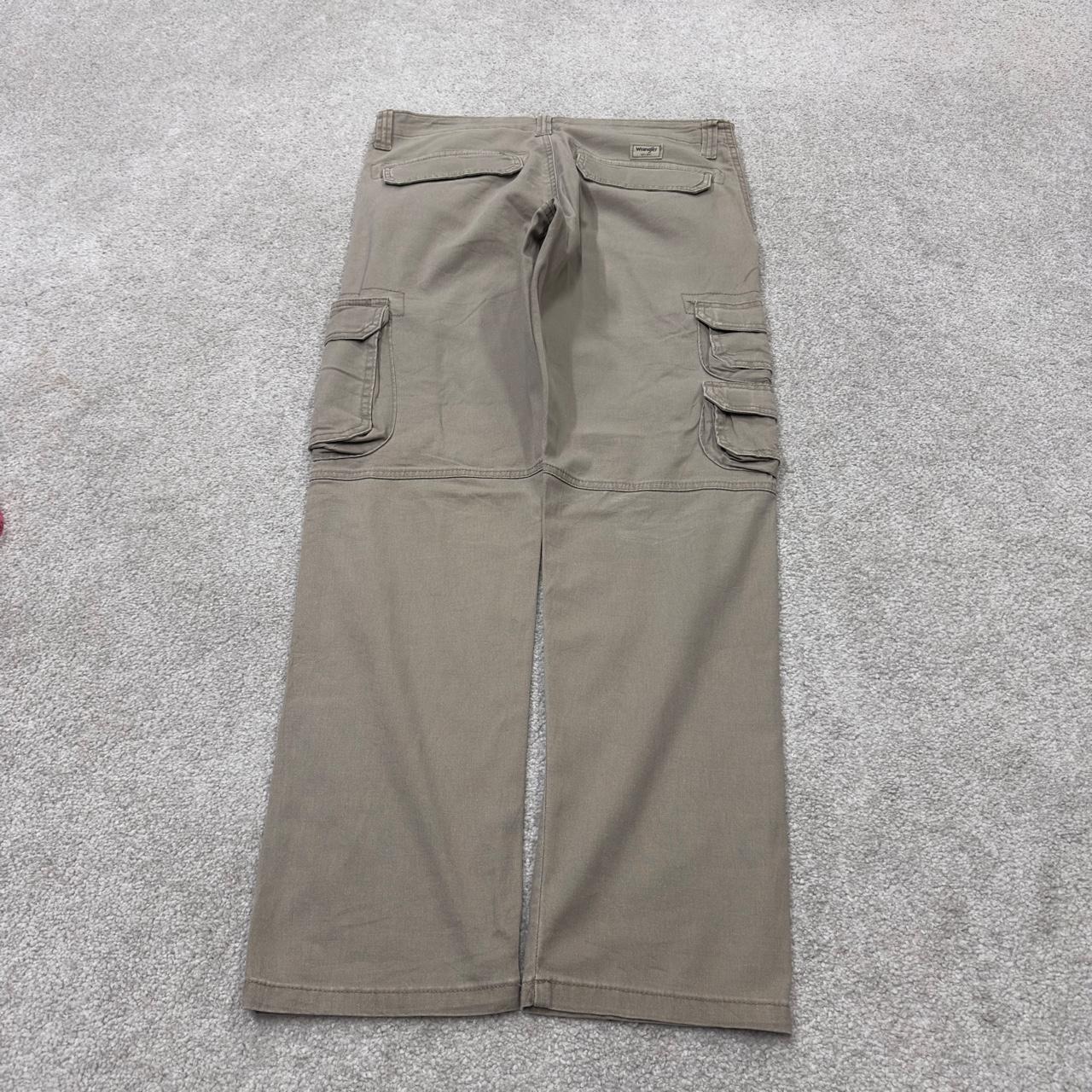 Wrangler cargo pants y2k beige W33L30 Slim Straight leg relaxed skater work pants