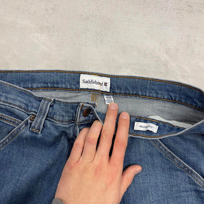 Baggy carpenter jeans W34L30 blue skater style cargos