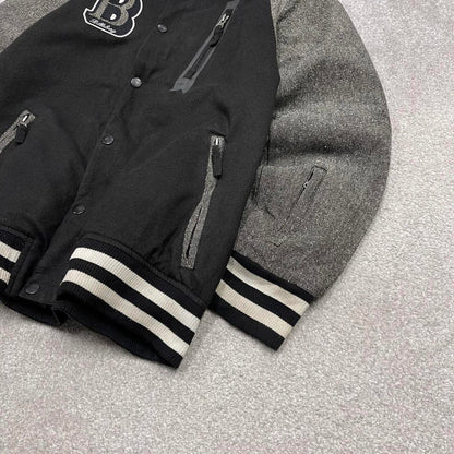 00s Billabong technical ski jacket M women's y2k varsity style hooded snow boarding coat winter