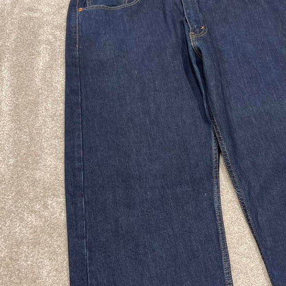 Levis 505 jeans y2k 90s style W38L32 red tab logo 5 pocket blue denim pants skater