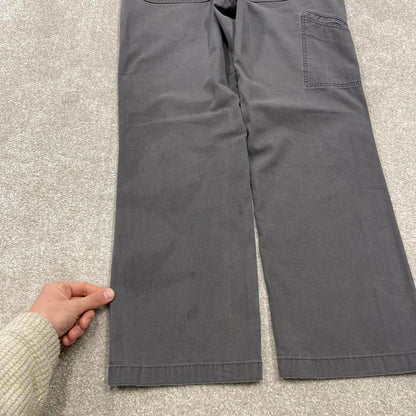Y2K Carhartt work pants relaxed fit grey Canvasy skater cargo carpenter trousers