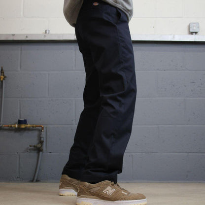 Dickies work pants slim taper navy Twill chino skate style trousers