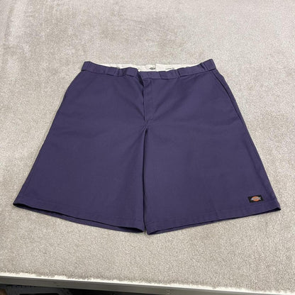 Dickies extra baggy chino shorts carpenter purple Skater / surf style shorts long wide leg festival