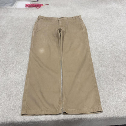 Carhartt carpenter pants relaxed fit tan Loose skate style cargo work trousers