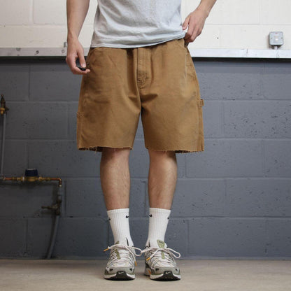 Dickies carpenter shorts cargo jorts tan Loose y2k canvasy cargo summer skate shorts