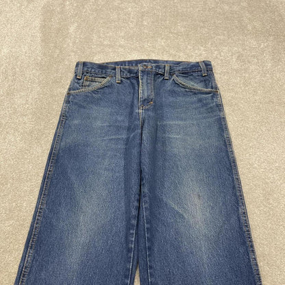 Dickies work jeans loose denim blue Regular fit skate style work pants