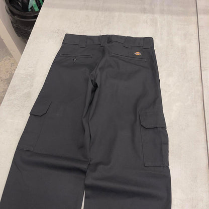Baggy black Dickies cargo trousers W30L30