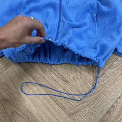 Y2K Colombia tech fleece blue Women's full zip autumn adjustable technical fleece