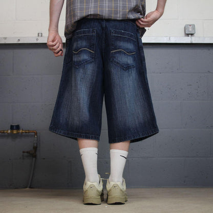 Baggy Southpole denim shorts y2k blue