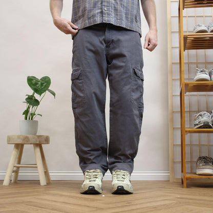 Y2K Lee cargo utility pants Loose straight workwear skater trousers