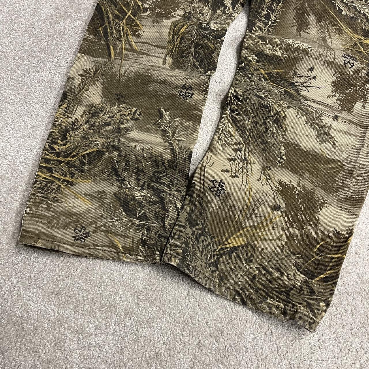 Realtree camo jeans y2k khaki Straight leg max-1 Realtree forest camouflage pants