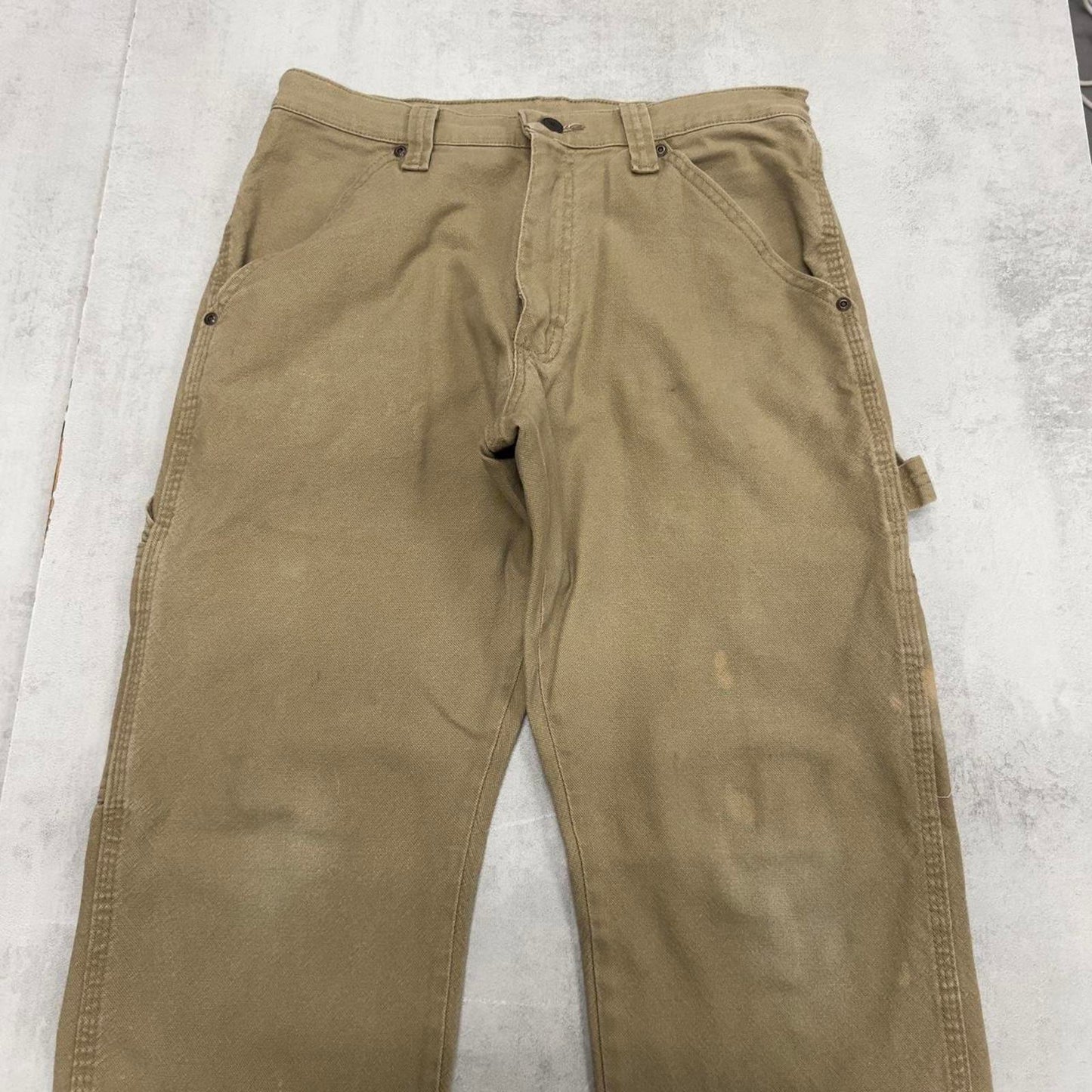 Men’s Wrangler Carpenter jeans W30 L30 beige skater cargos