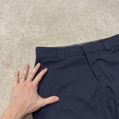 Dickies carpenter shorts Y2K navy Twill chino skater style shorts loose leg