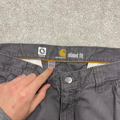 00s Carhartt cargo pants grey W32L30 90s skater style workwear cargos relaxed