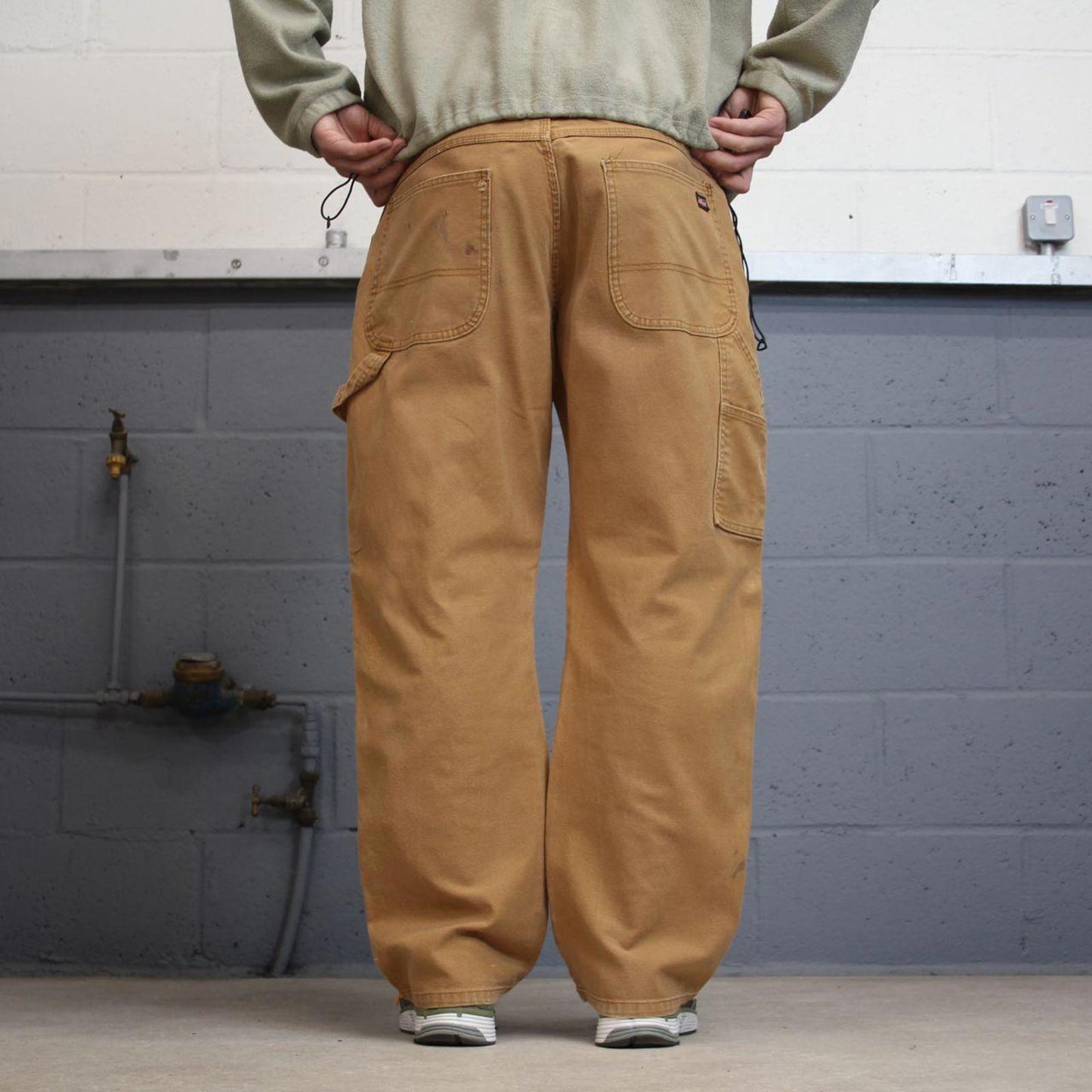 Dickies carpenter pants tan cargos W38L30 90s skater style workwear cargo pants