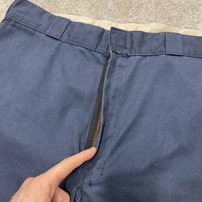 Dickies baggy carpenter shorts navy Twill chino skater style shorts wide long leg