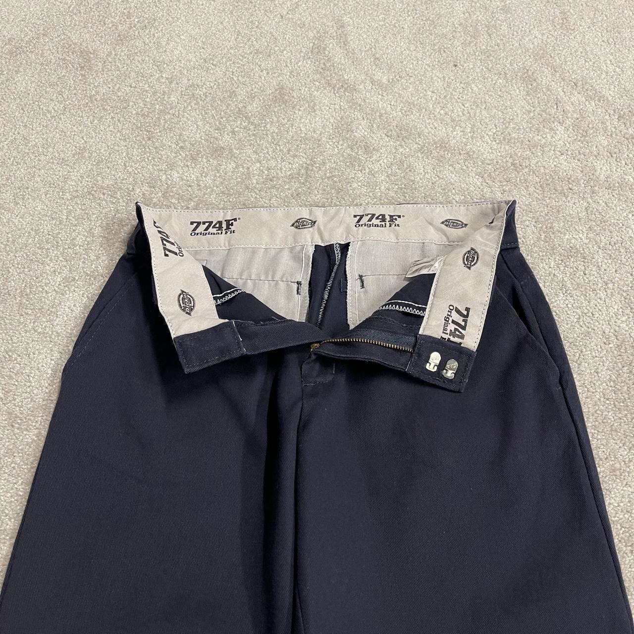 Dickies 774 pants women’s size 2 navy original fit Chino style skate work trousers