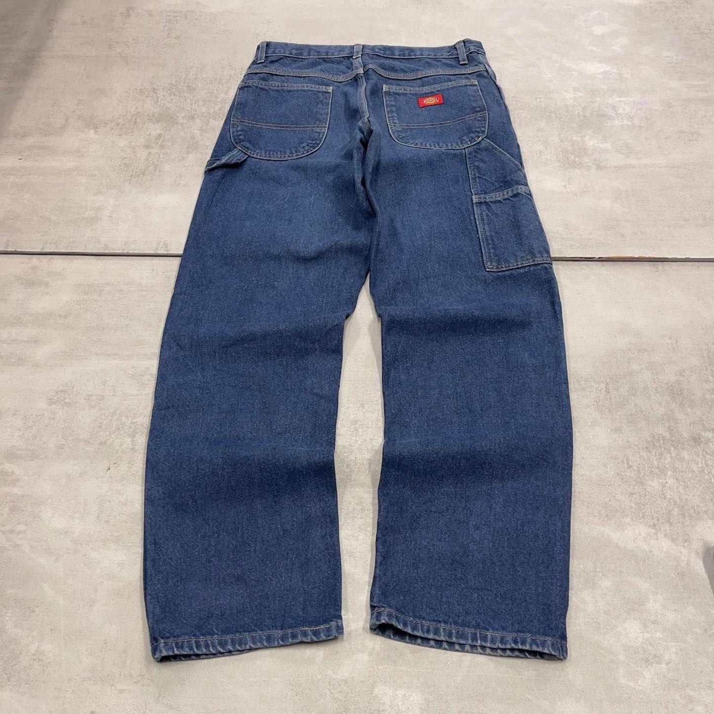 Dickies carpenter jeans W30L32 loose blue denim cargo skater style jeans