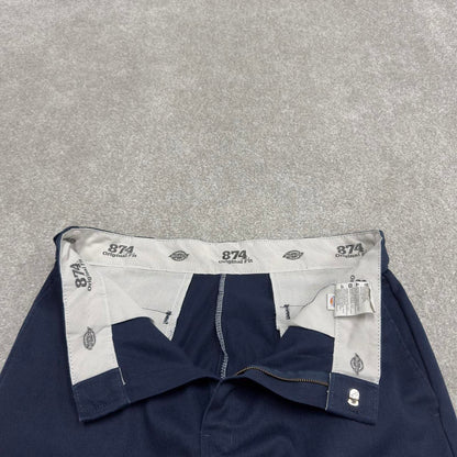 Dickies 874 skater work pants navy loose straight original fit chino style skate trousers