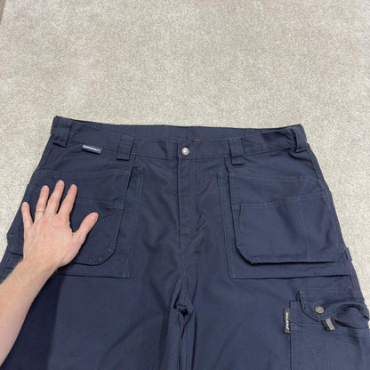 Dickies cargo work pants navy Loose straight leg utility trousers