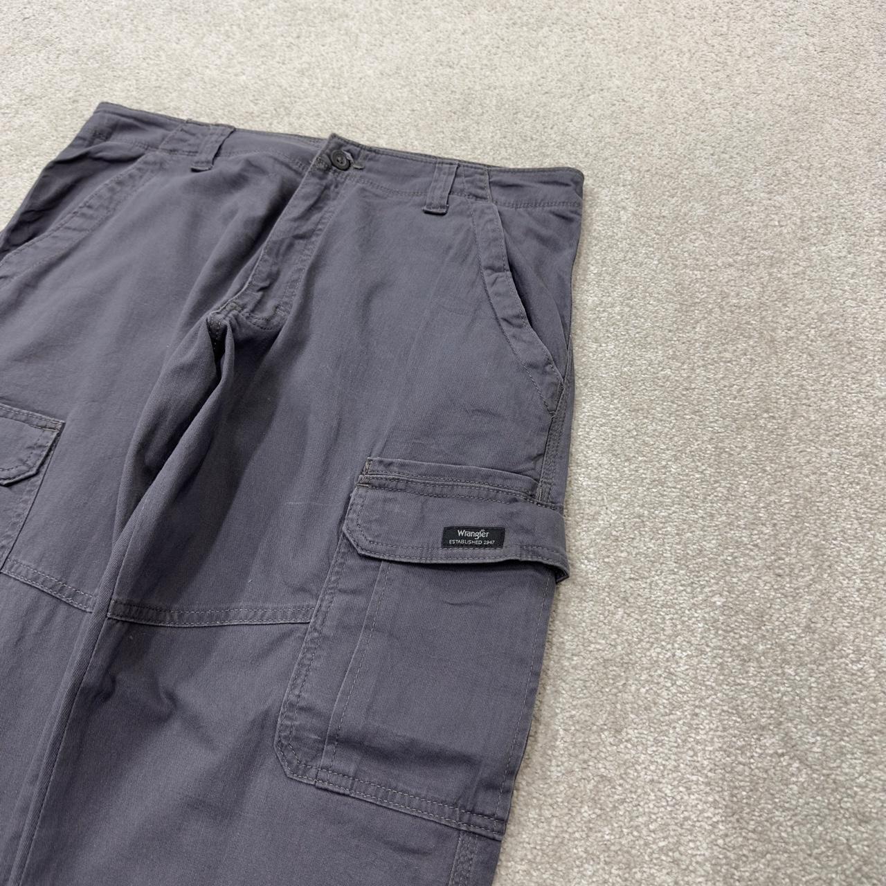 Wrangler cargo pants y2k grey W34L30 relaxed fit skater work utility pants