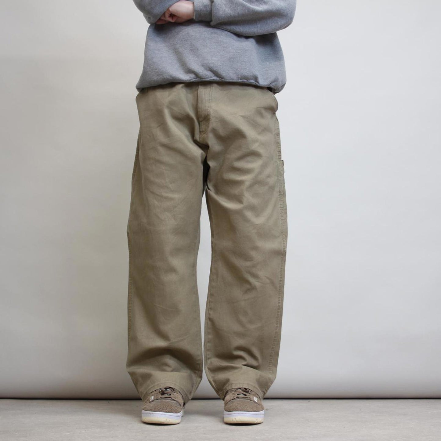 Wrangler carpenter trousers W38L30 tan loose skater style cargo pants