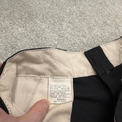 Y2k baggy fit Dickies double knee work pants black Loose leg chino style skate trousers