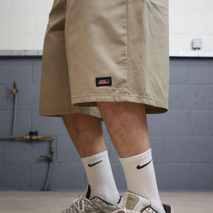 Extra baggy Dickies shorts carpenter khaki Twill chino skater style shorts wide long leg