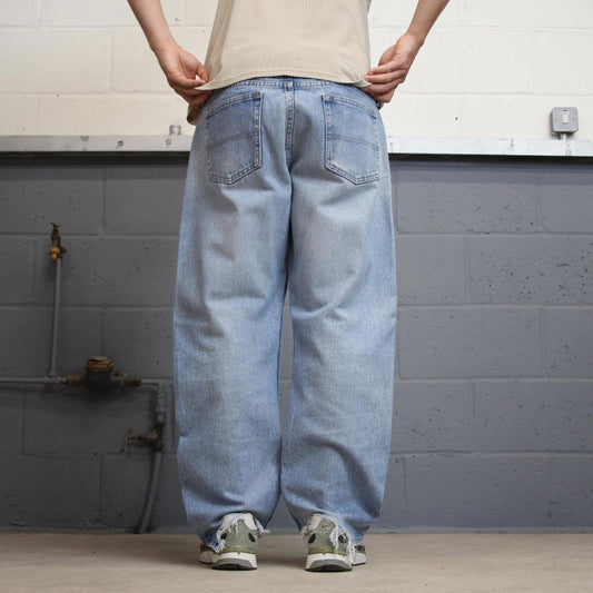 Loose Wrangler jeans W38L29 blue y2k 90s style 5 pocket denim pants