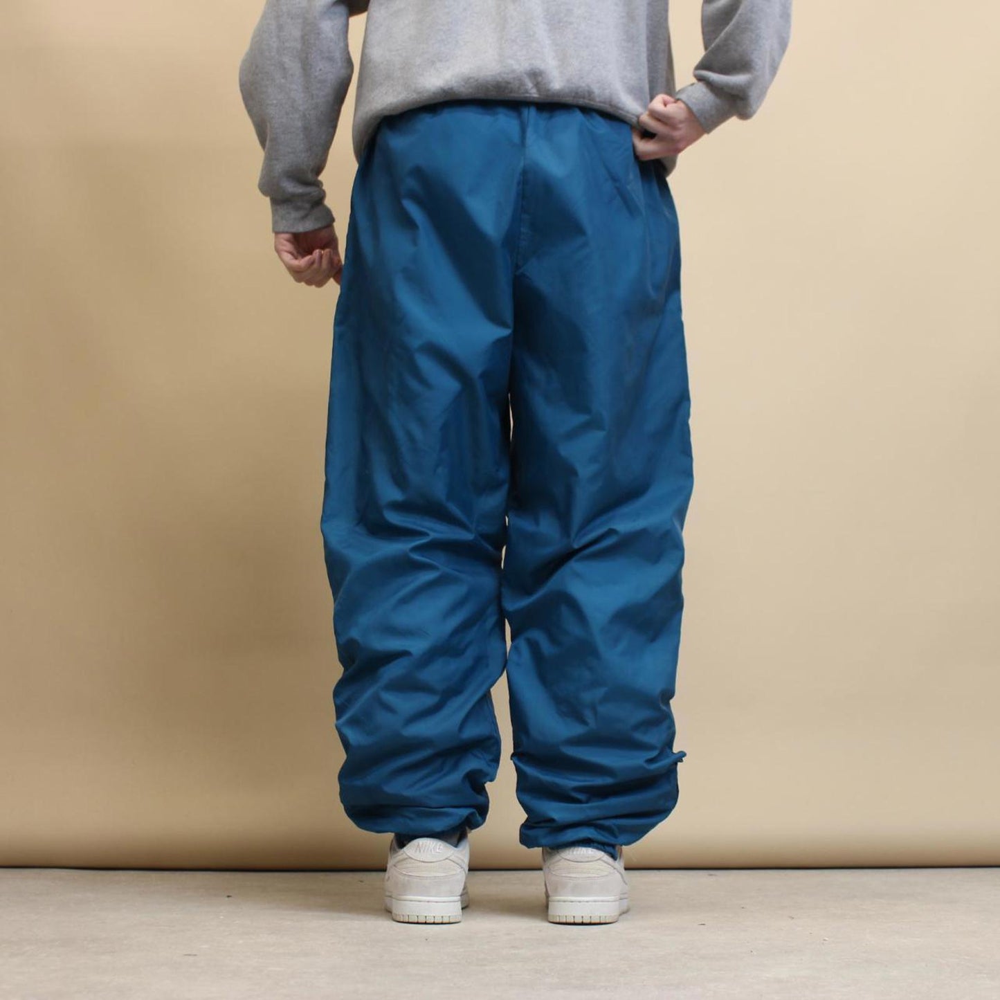 Teal Nike tracksuit bottoms size 16 / XL Loose y2k shell suit trackies