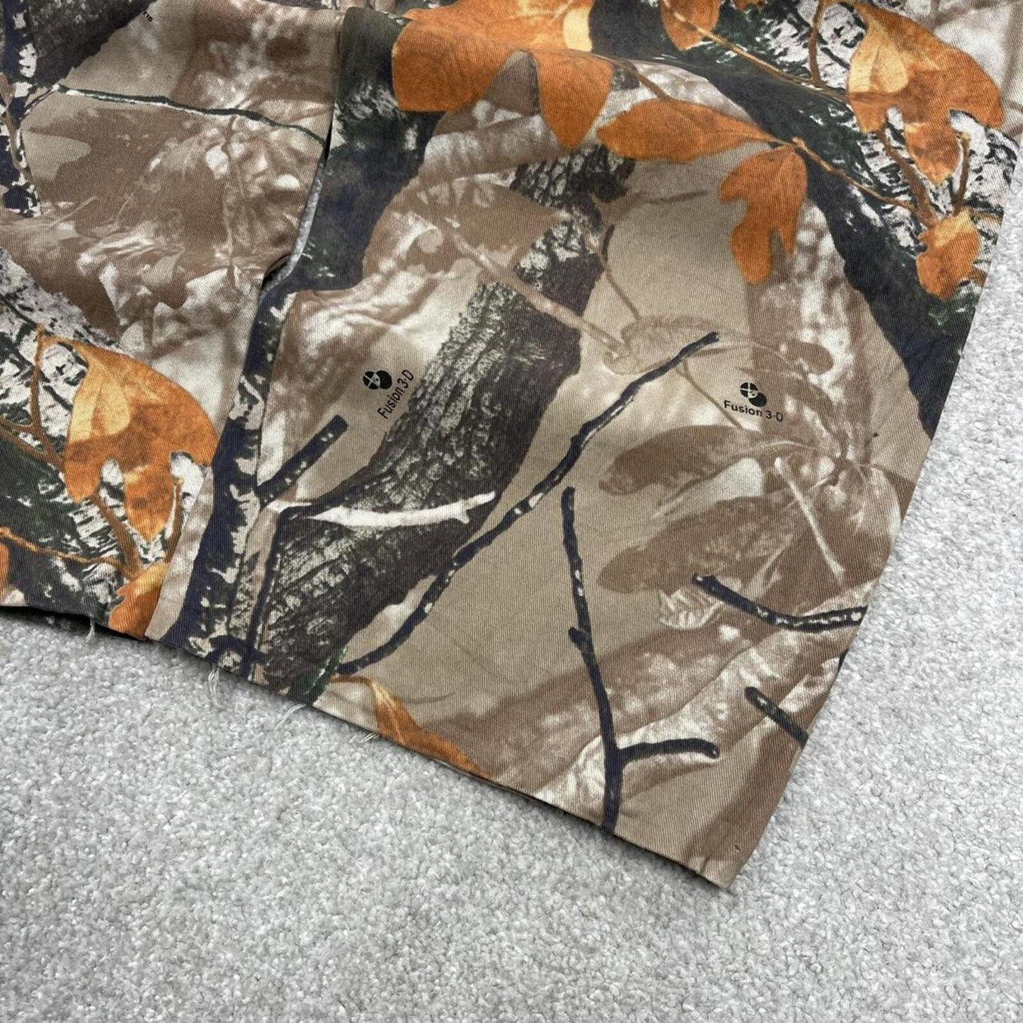 Y2k Small camo cargo pants wide leg brown Loose Outfitters Ridge tree camouflage pants