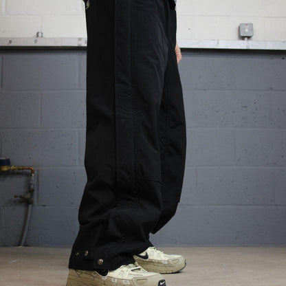 Carhartt baggy waterproof trousers wide leg black rain pants hiking snow pants outdoors technical
