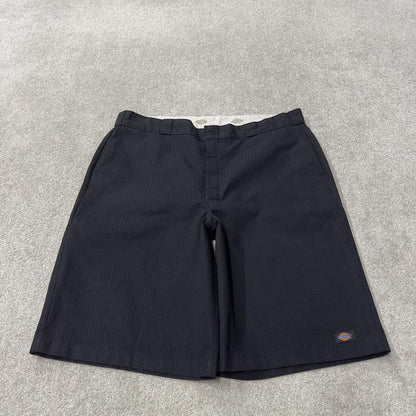 Dickies baggy stripe chino shorts black carpenter Stripey Skater / surf style shorts baggy fit