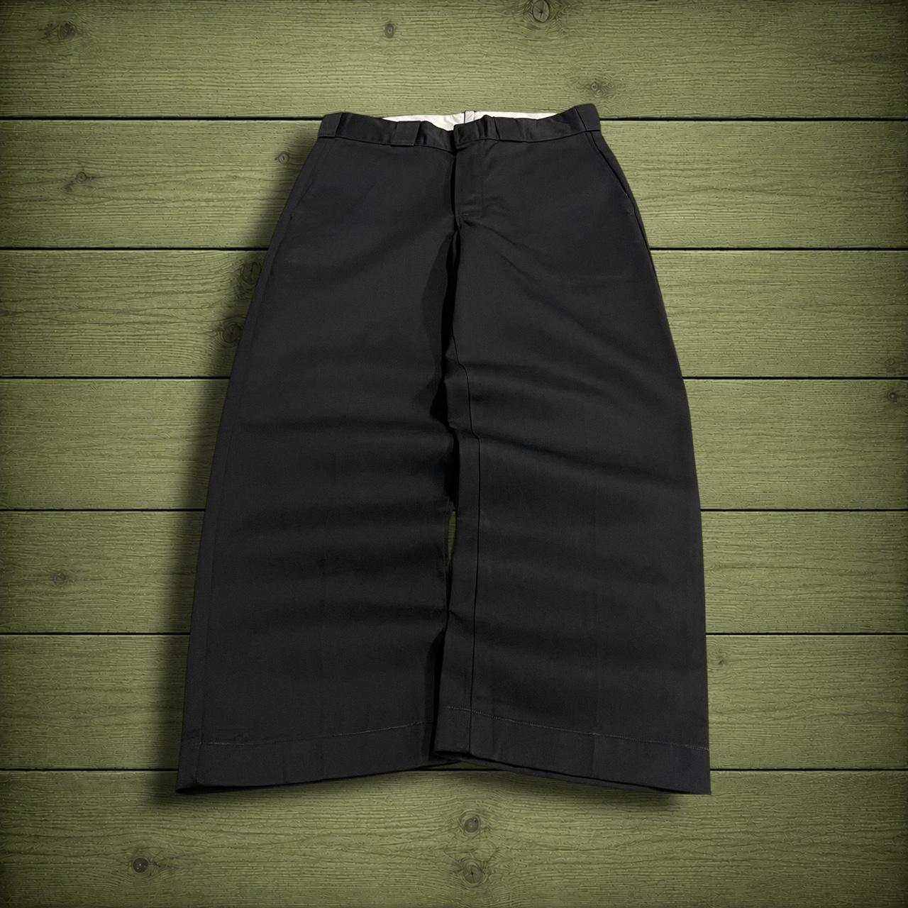 Vintage Dickies work pants y2k loose fit black loose chino 90s skater style trousers